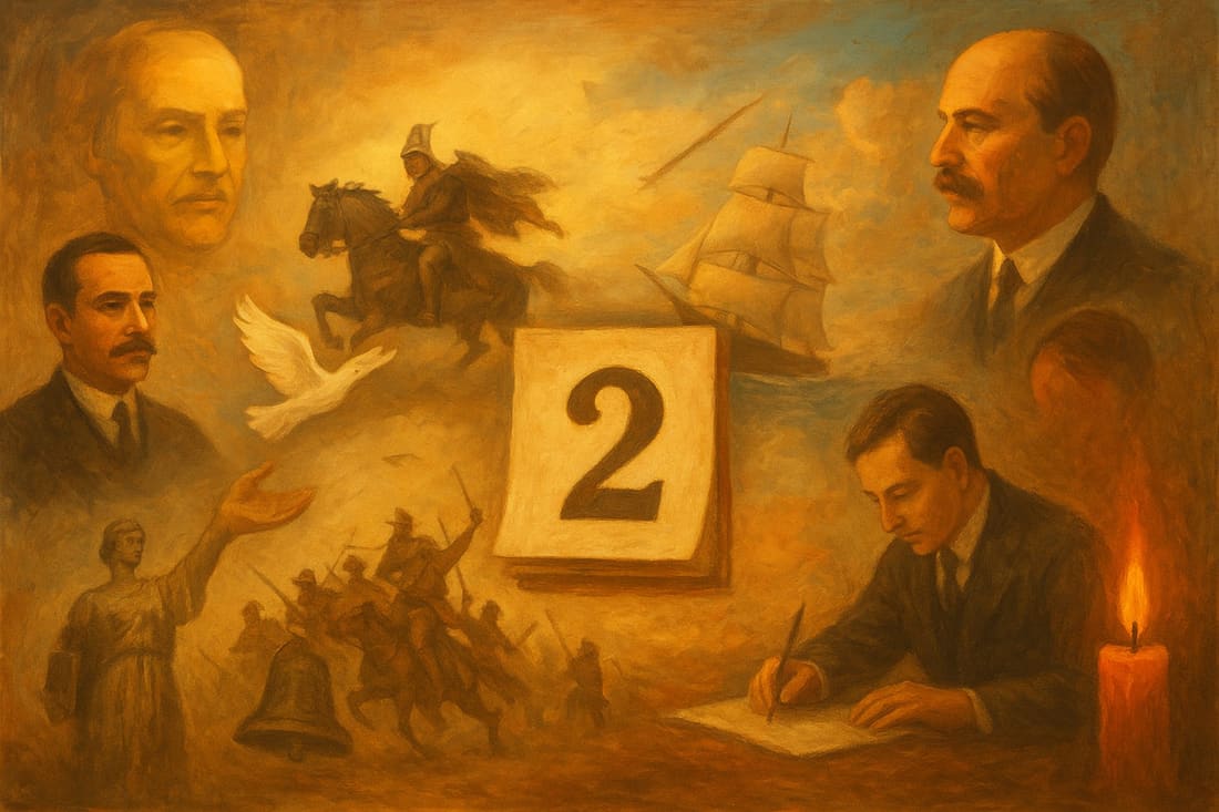 Un recorrido por los acontecimientos históricos y las efemérides que marcaron el dos de octubre