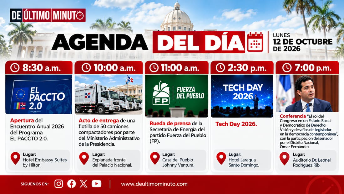 Conozca los eventos y actividades programados para este martes en el país