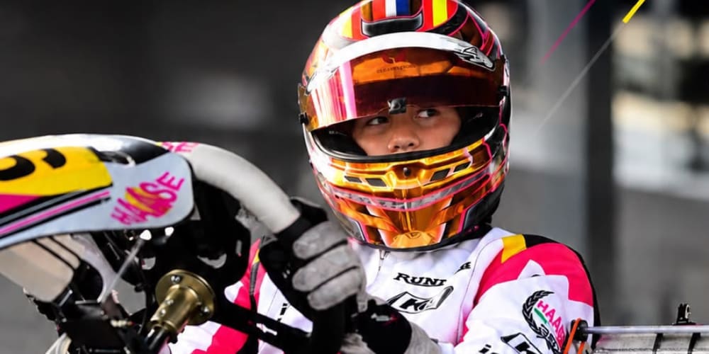 Piloto dominicano Alonso André González se corona subcampeón mundial de karting en Italia