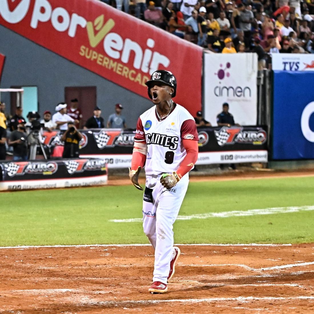 Los Gigantes del Cibao vencen a las Águilas con cuadrangular decisivo de Carlos Jorge
