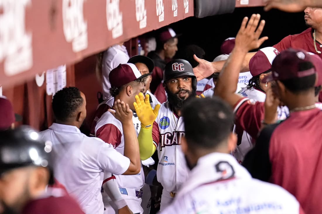 Gigantes frenan racha negativa al vencer a los Tigres del Licey en partido acortado por lluvia