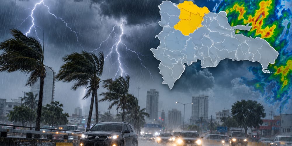Vaguada traerá aguaceros y tormentas eléctricas a varias regiones del país