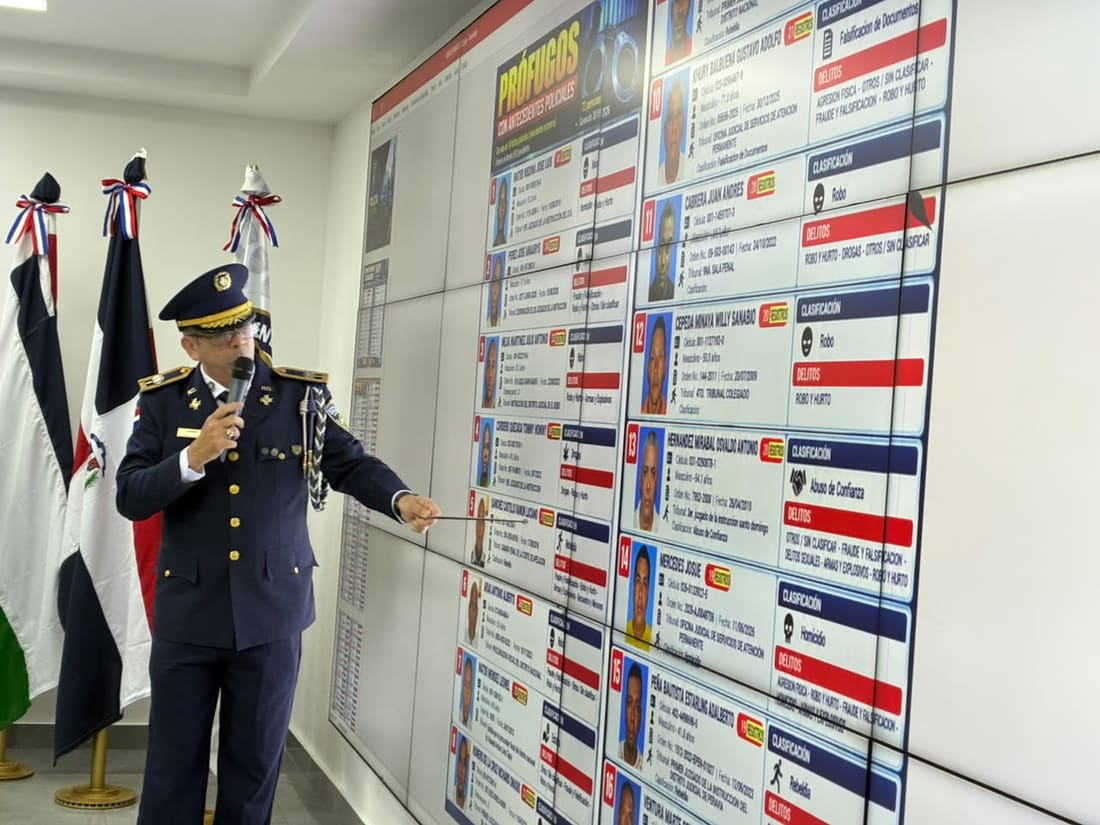 Policía Nacional da a conocer registro oficial con más de 53 mil órdenes de arresto vigentes