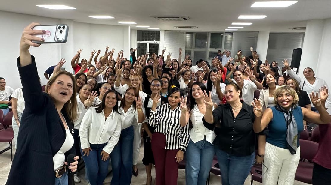 Judith Valdez impulsa proyecto presidencial de Wellington Arnaud en Monseñor Nouel