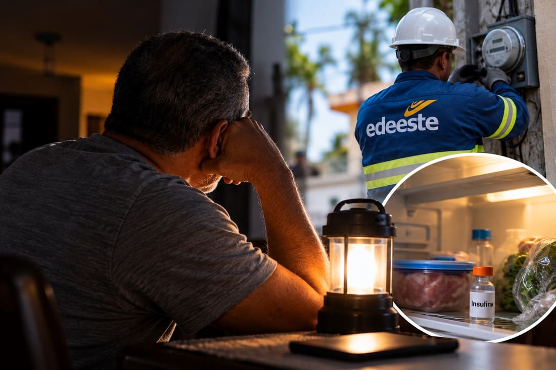 Comunicador acusa a Edeeste de abuso tras corte de luz y pérdida de insulina