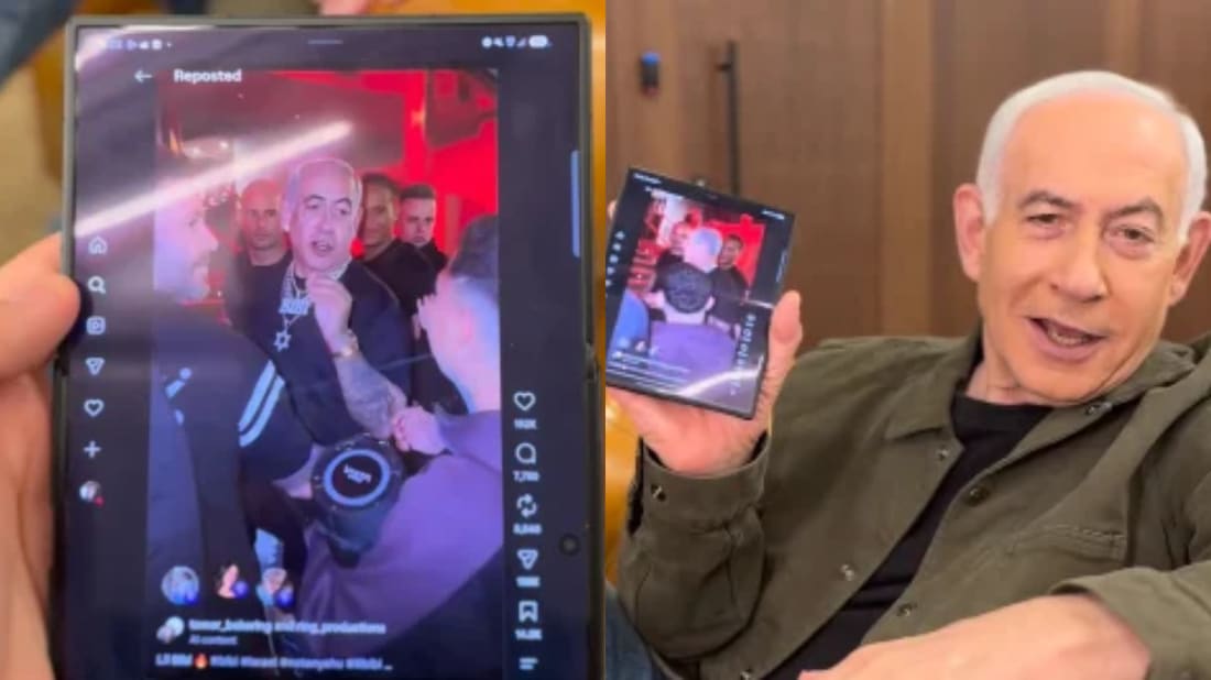Benjamin Netanyahu se suma a la tendencia viral del dominicano Bulin 47 mediante inteligencia artificial