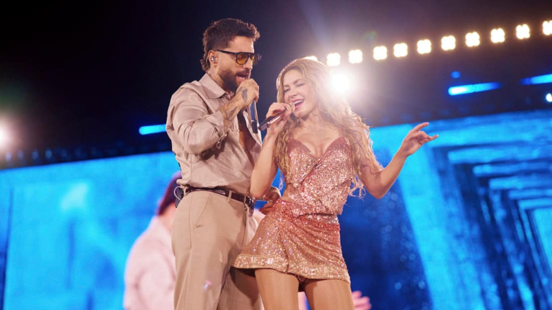 Shakira cierra su histórica residencia en Madrid con una constelación de estrellas
