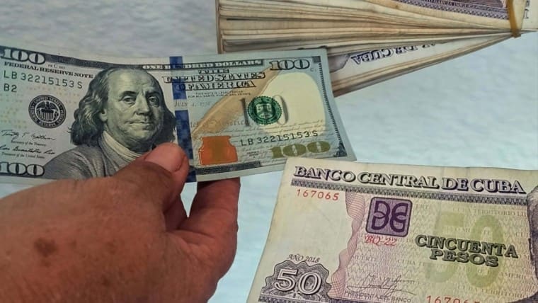 El dólar alcanza un nuevo récord en el mercado informal de Cuba y se cotiza a 850 pesos