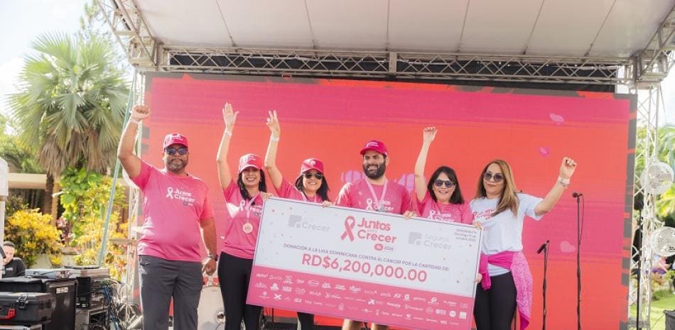 Cuarta edición de Juntos para Crecer 5K recauda fondos históricos para la Liga Dominicana Contra el Cáncer