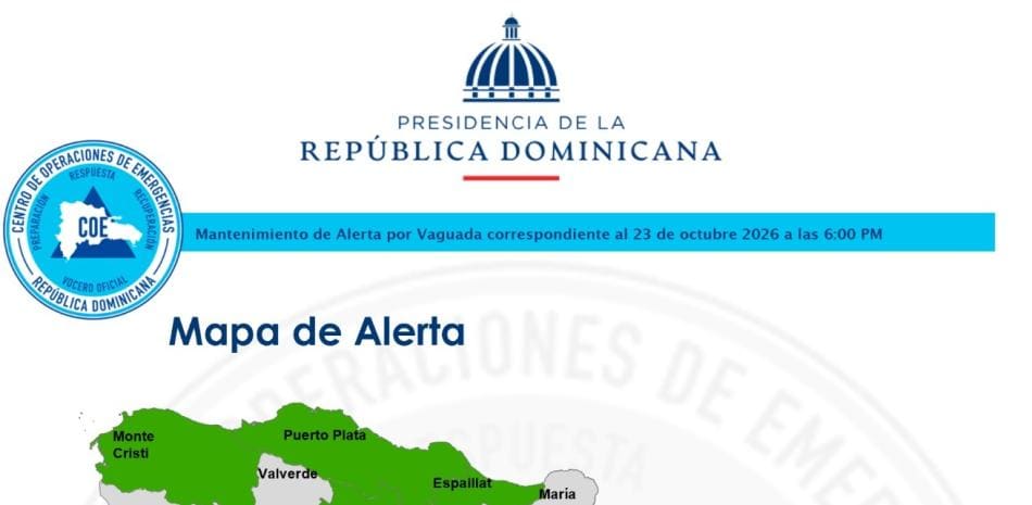 Disminuyen los aguaceros y el COE reduce a seis las provincias en alerta verde