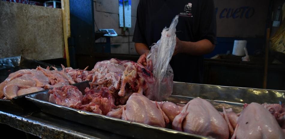 Mercaderes aseguran que la libra de pollo se mantiene a 75 pesos en mercados de la capital
