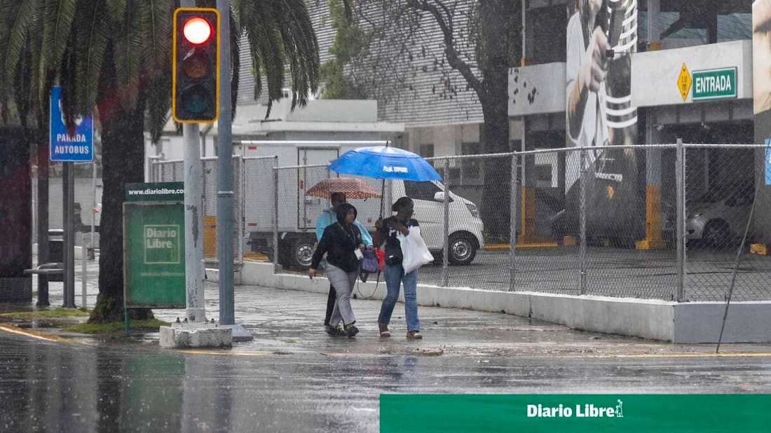 COE emite alerta verde para el Distrito Nacional y la provincia Santo Domingo por lluvias