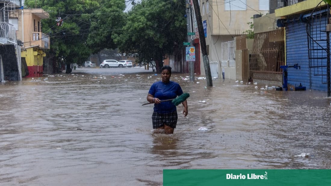 Lluvias provocadas por dos vaguadas dejan inundaciones, daños y comunidades incomunicadas en el país