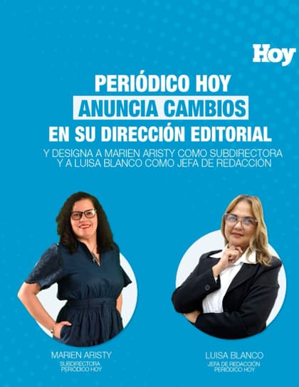 Periódico HOY designa a Marien Aristy y Luisa Blanco en su dirección