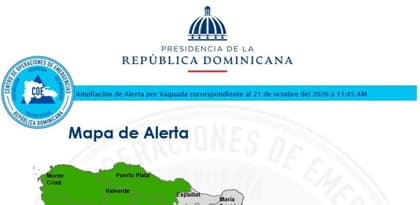 Sube a seis el número de provincias bajo alerta verde por las recientes precipitaciones