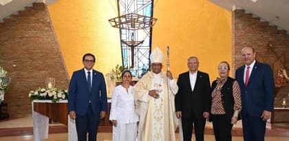 Banreservas conmemora su 85 aniversario con una misa en Santiago