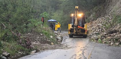 Lluvias en La Horma y El Pinar benefician la agricultura pero causan daños viales y eléctricos