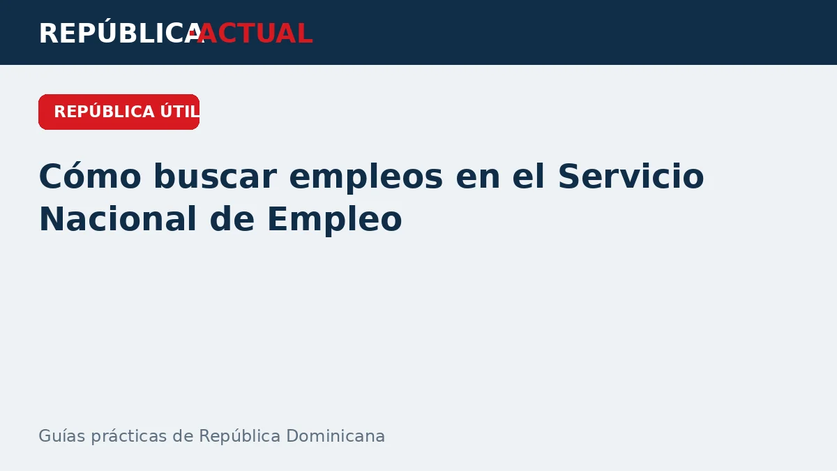 Cómo hacer un currículum para buscar empleo en República Dominicana