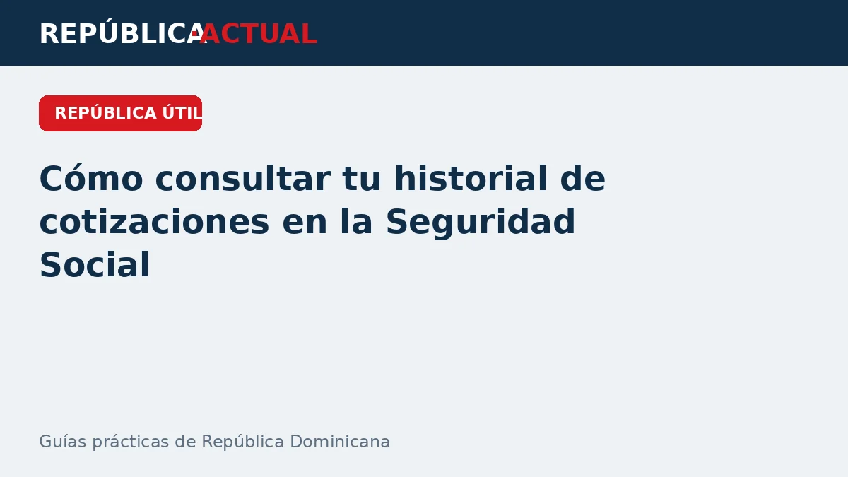 Cómo consultar tus cotizaciones en la Seguridad Social